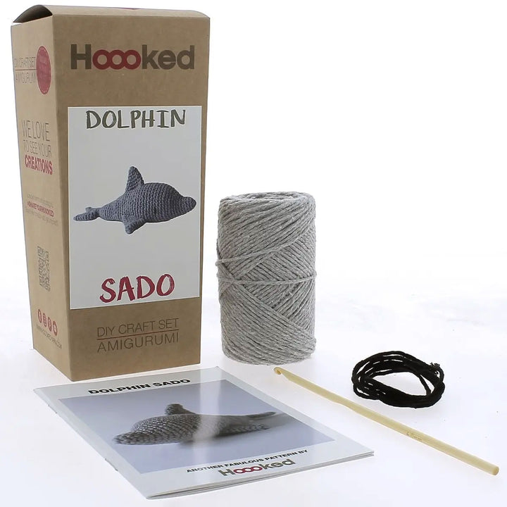 Hoooked Plush Crochet Toys - Dolphin Sado - Extra Image