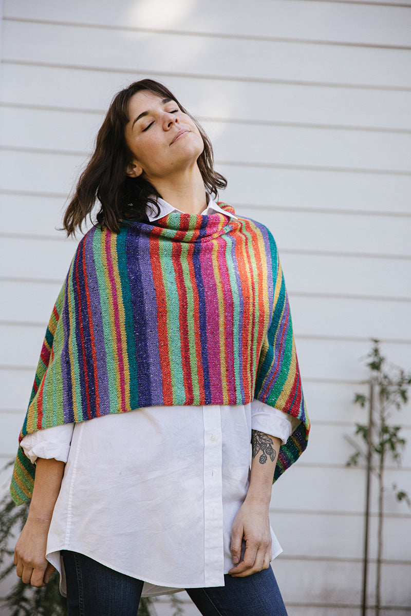 Rowan and Churchmouse Jimmy's Lucky Poncho Kit