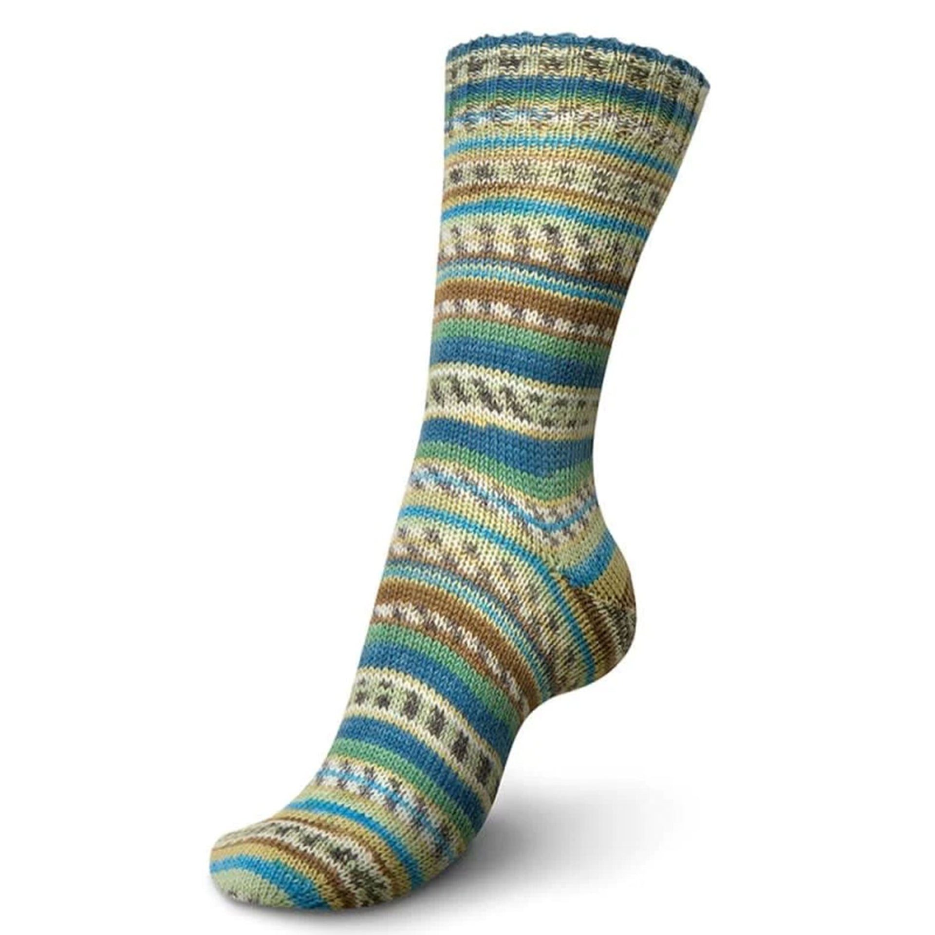 REGIA 4-Ply Color Yarn - 3083 - Green Teal Color - Zoom Image

