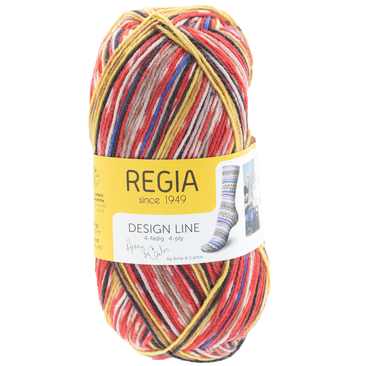 REGIA Design Line by Arne & Carlos - 100g Yarn - 3880 Roest Color - Extra Image
