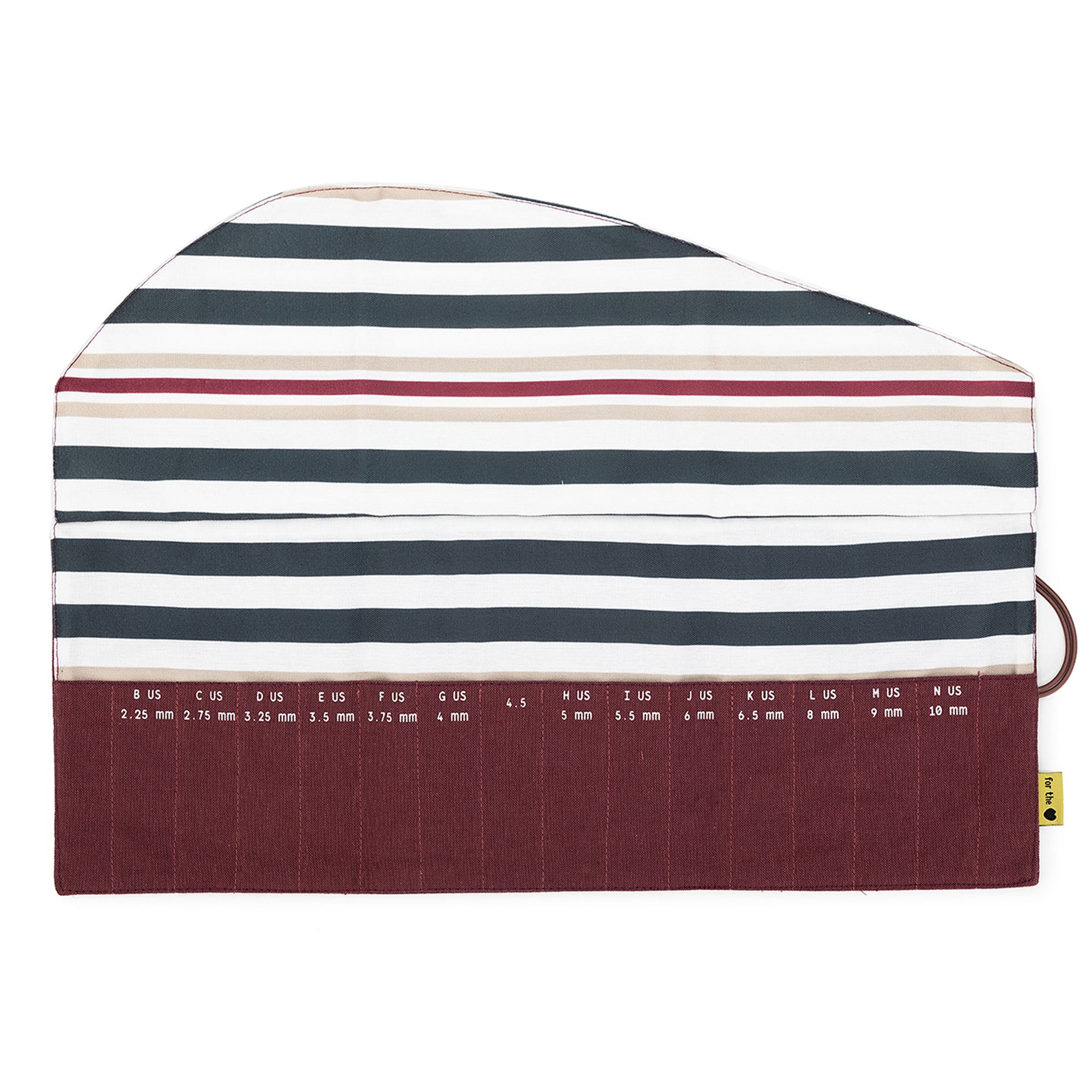 della Q Crochet Roll - 168-2 - *Linen - Wine - Zoom Image
