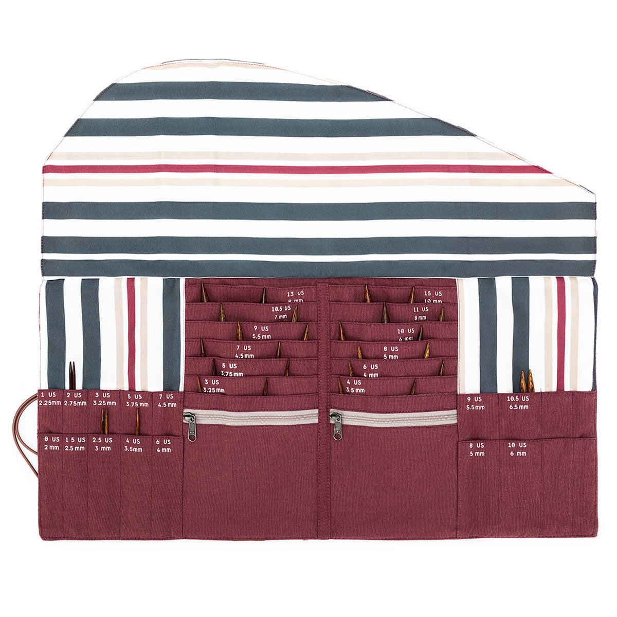 della Q DPN + Circular Case - 1136-1 - *Linen - Wine - Extra Image
