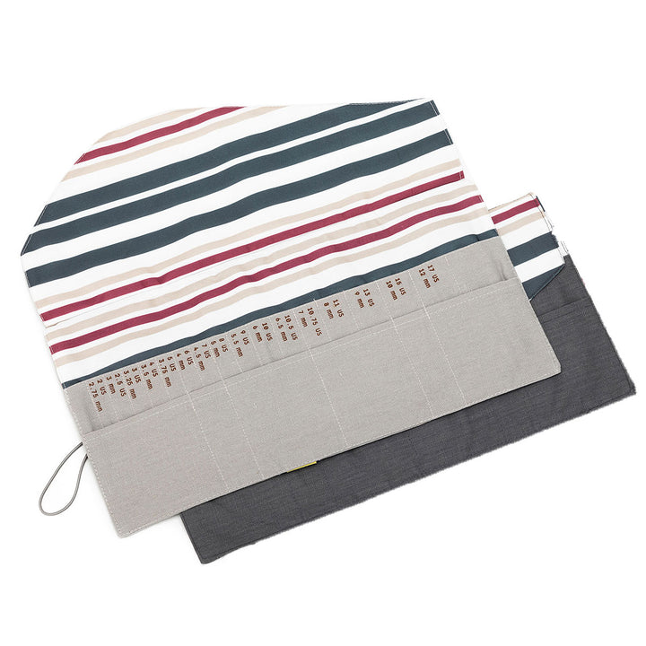 della Q Interchangeable Needle Case - 185-1 - *Linen - Pebble - Extra Image