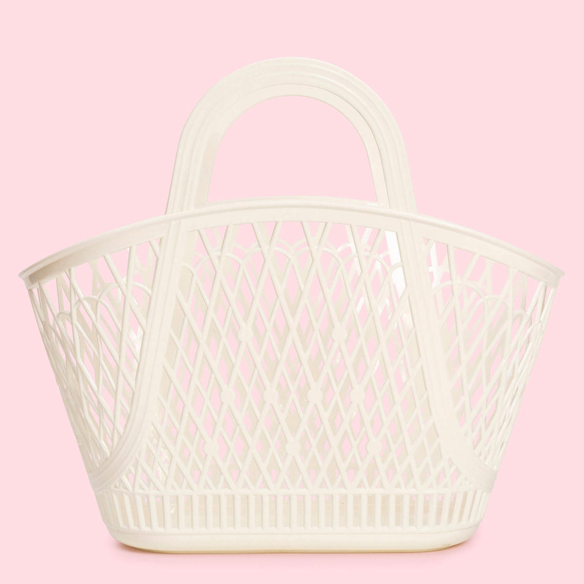 Sun Jellies Betty Basket - Cream - Extra Image