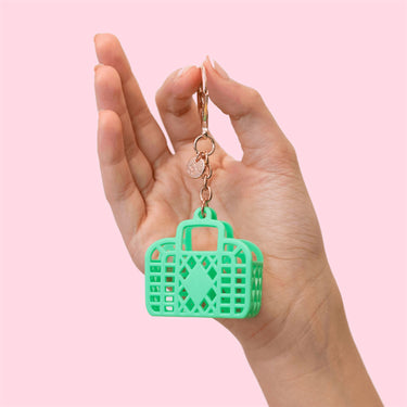 Sun Jellies Itty Bitty Bag Charm - Retro Green - Zoom Image