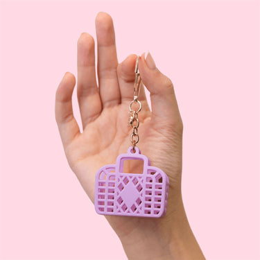 Sun Jellies Itty Bitty Bag Charm - Retro Lilac - Zoom Image