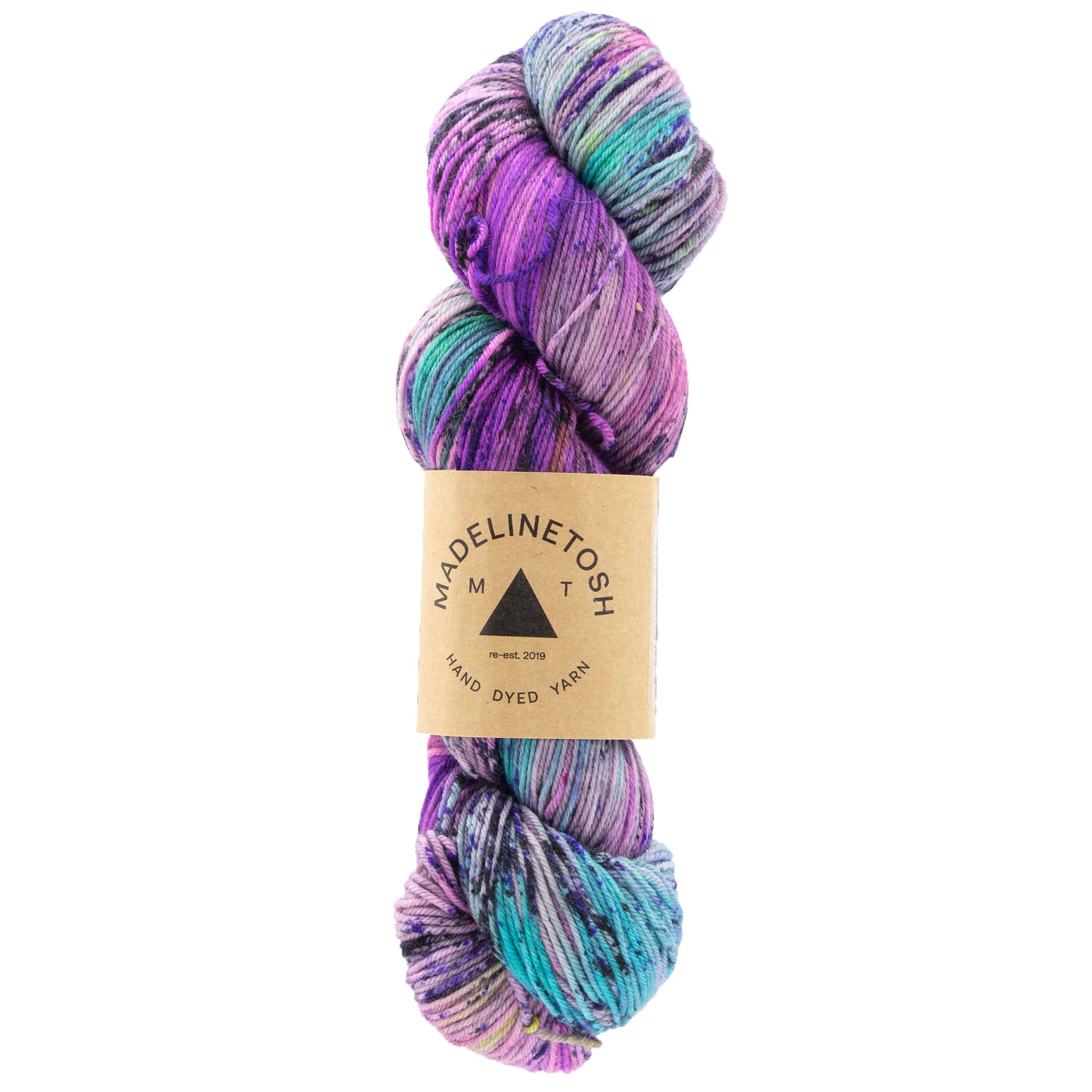 Madelinetosh Woolcycle Sport Yarn - Rebel Rainbow Rider - Zoom Image
