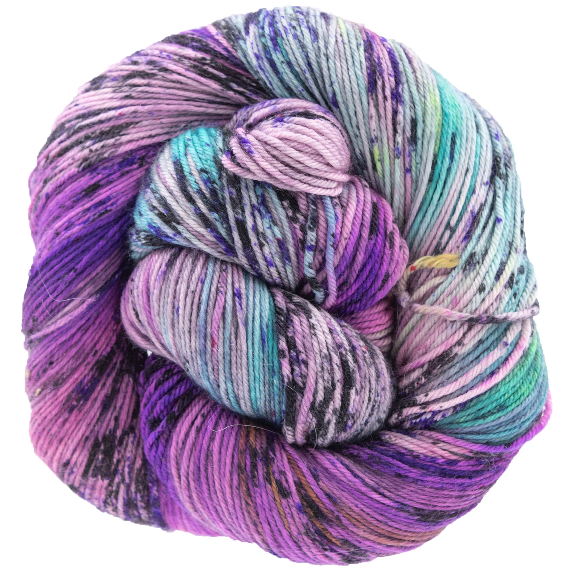 Madelinetosh Woolcycle Sport Yarn - Rebel Rainbow Rider - Zoom Image
