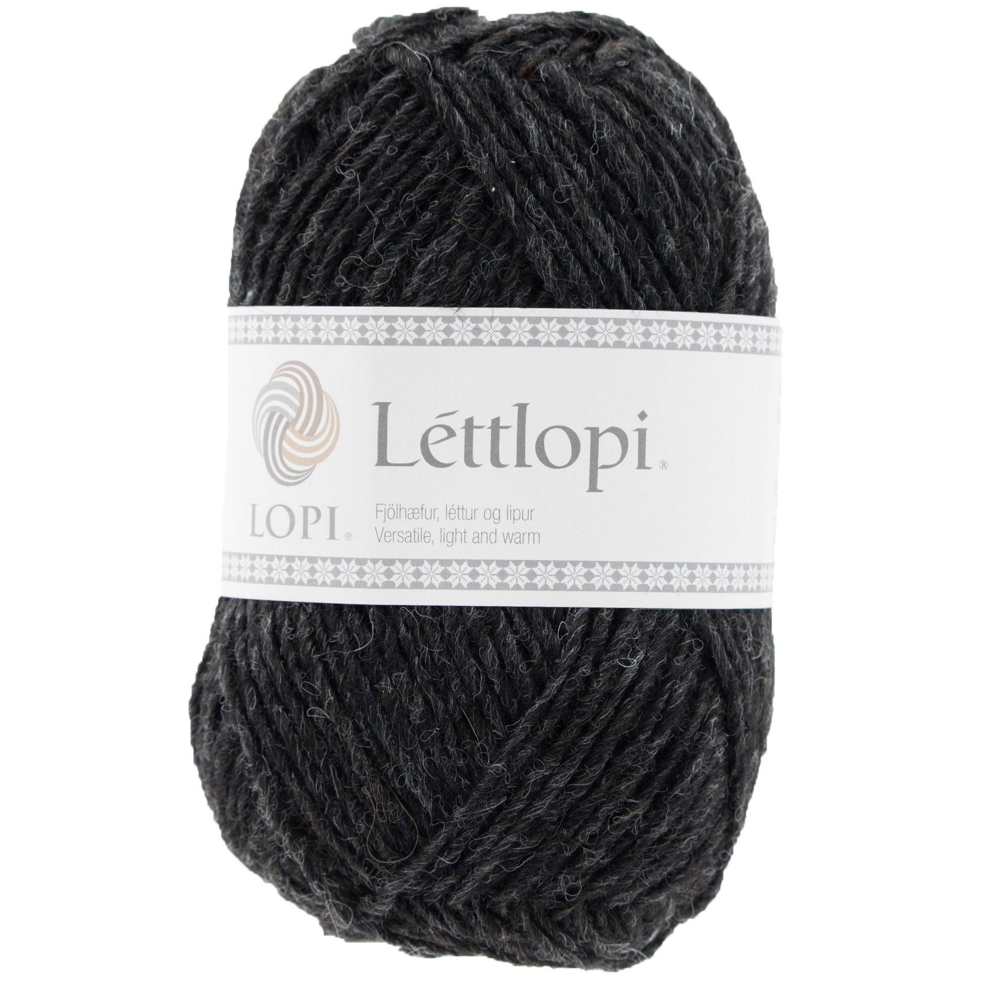 Lopi Lettlopi Yarn - 0005 Black Heather - Zoom Image

