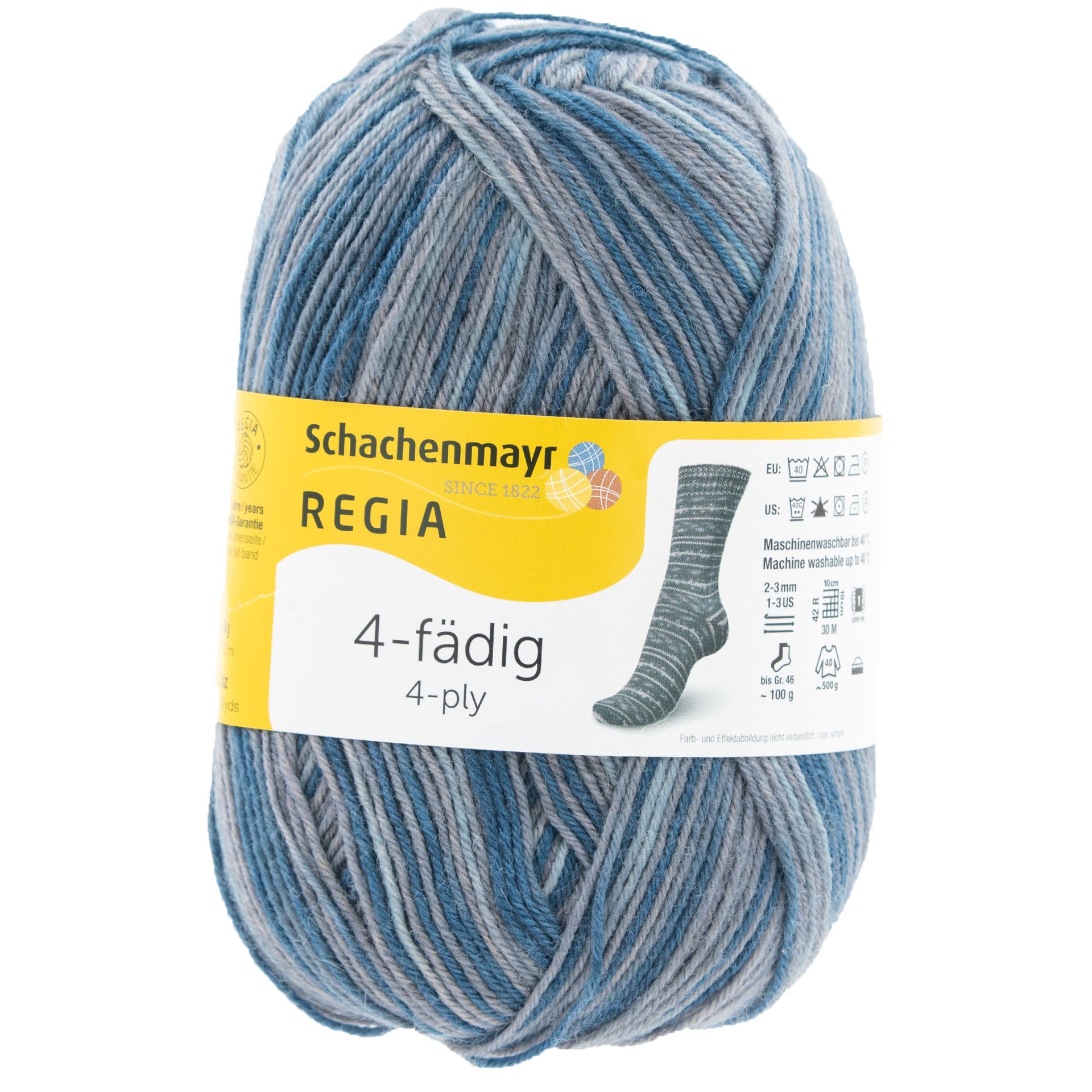 REGIA 4-Ply Color Yarn - 9019 - Hammerfest - Zoom Image
