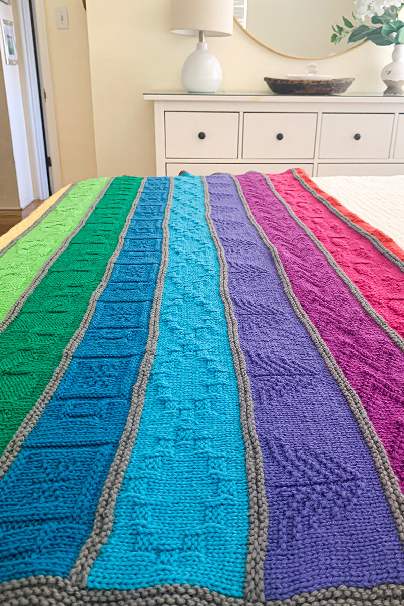 Cascade Cascading Rainbows Blanket  Kit - Extra Image