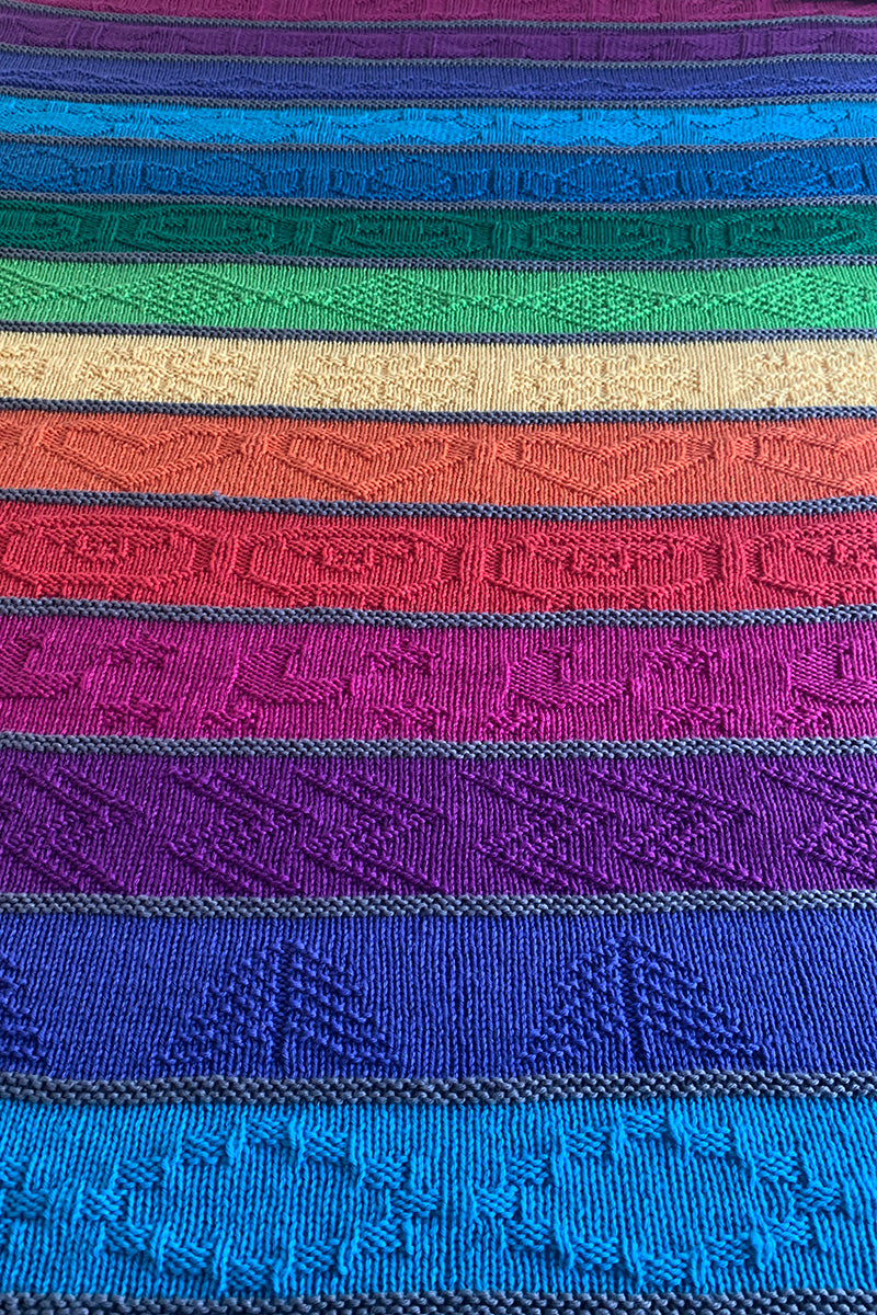 Cascade Cascading Rainbows Blanket  Kit - Extra Image