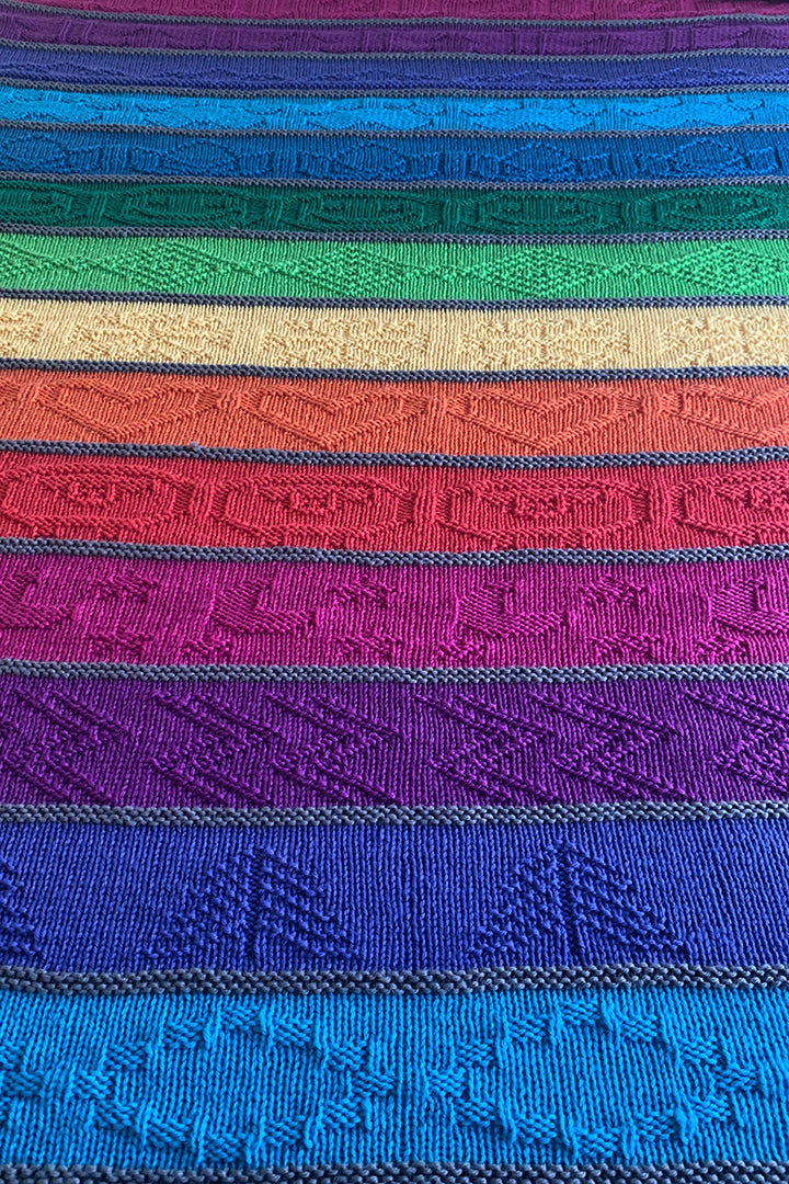 Cascade Cascading Rainbows Blanket  Kit - Extra Image