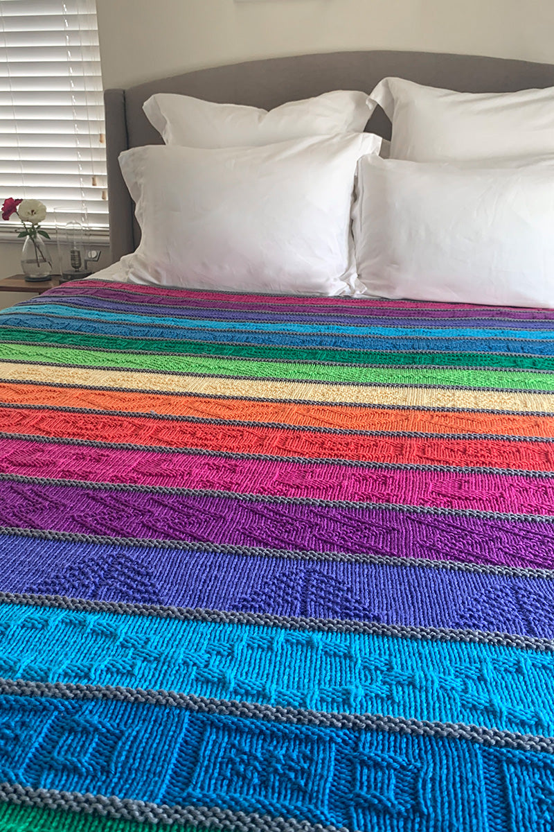 Cascade Cascading Rainbows Blanket  Kit - Extra Image