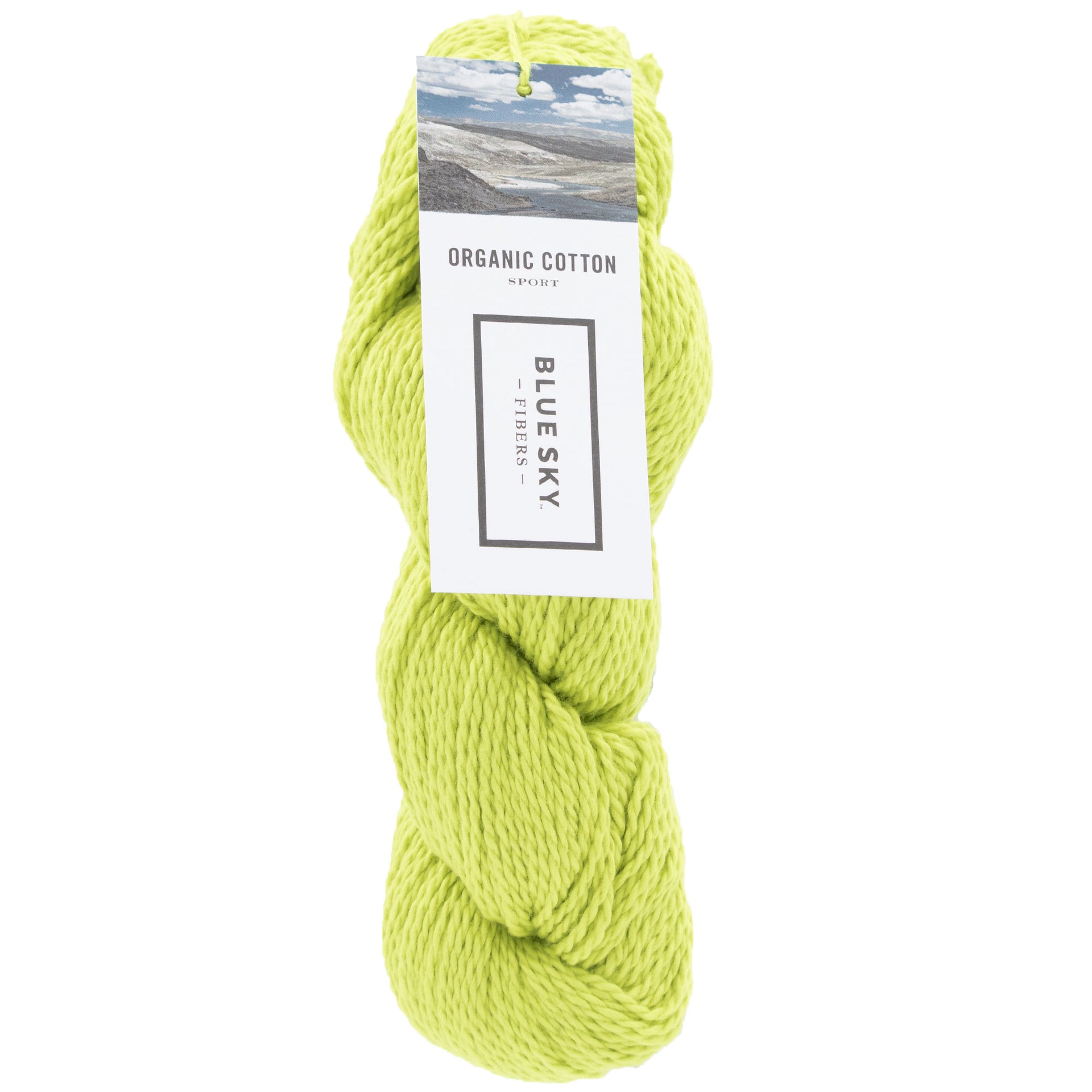 Blue Sky Fibers Organic Cotton Sport Yarn - 207 - Lemongrass - Zoom Image
