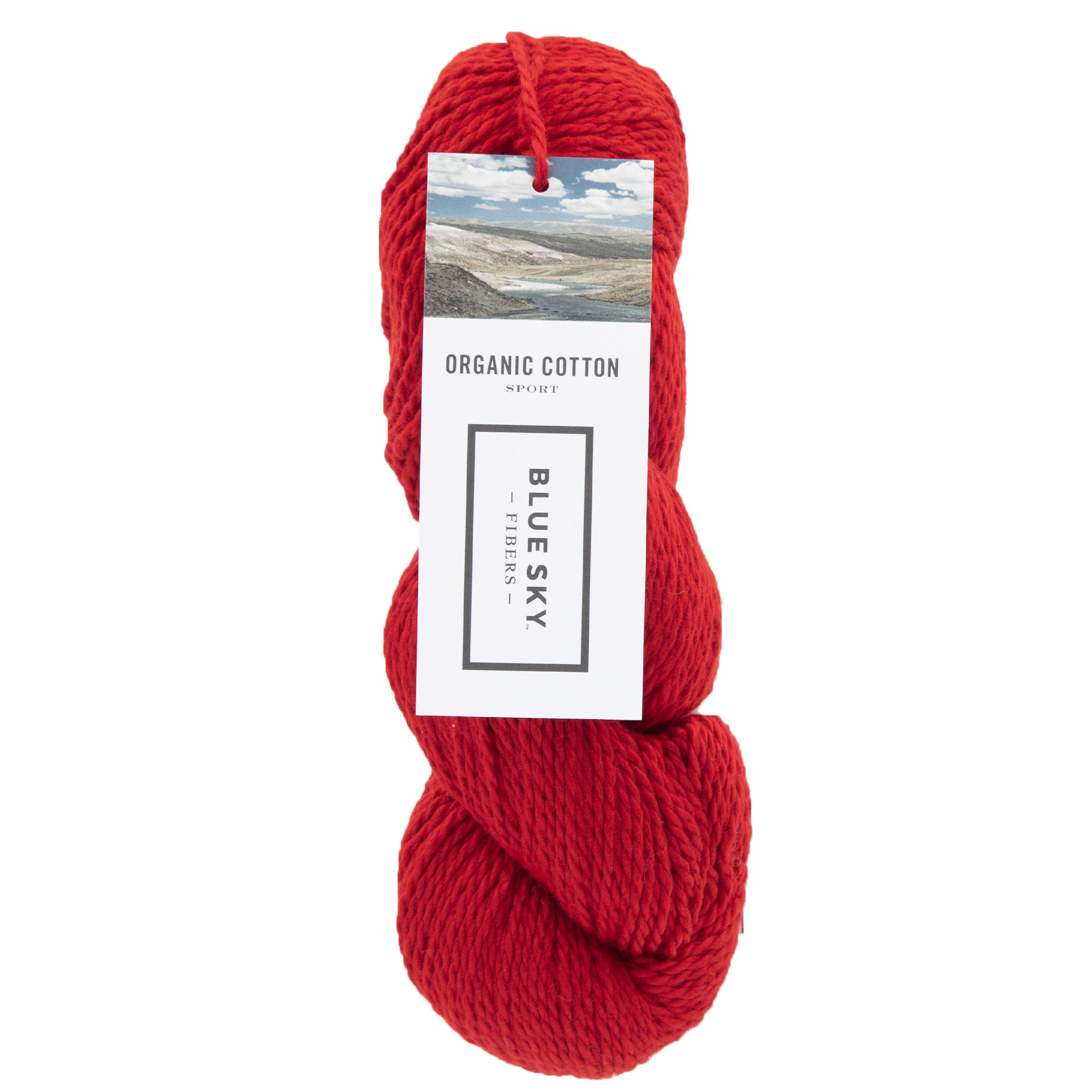 Blue Sky Fibers Organic Cotton Sport Yarn - 241 - True Red - Zoom Image
