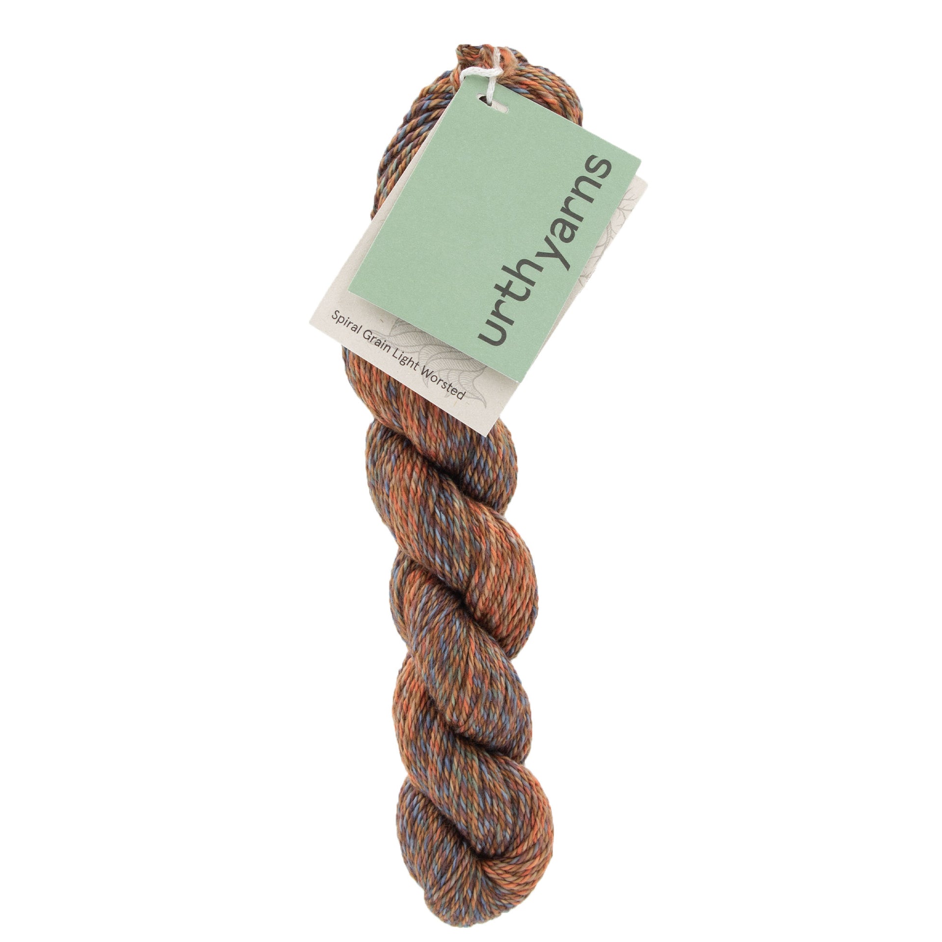 Urth Yarns Spiral Grain Light Worsted Yarn - Rainbow Eucalyptus - Zoom Image

