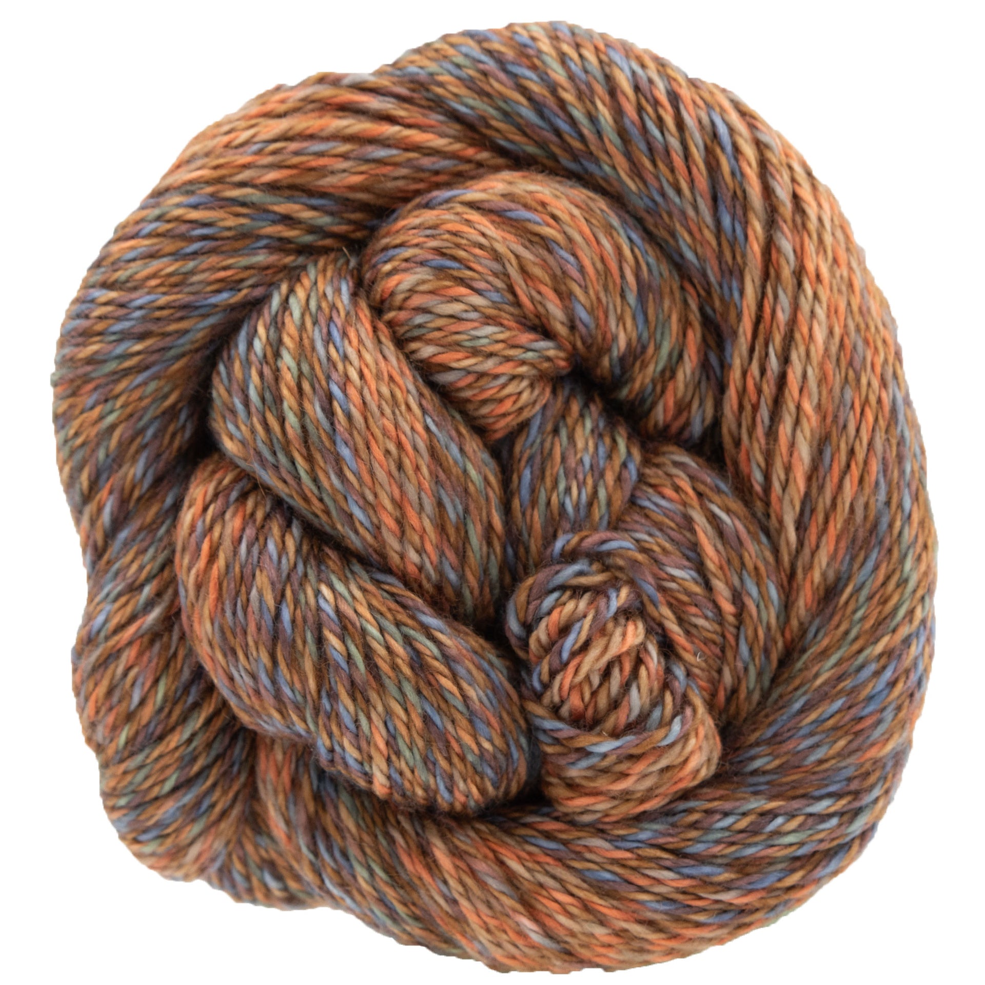 Urth Yarns Spiral Grain Light Worsted Yarn - Rainbow Eucalyptus - Zoom Image
