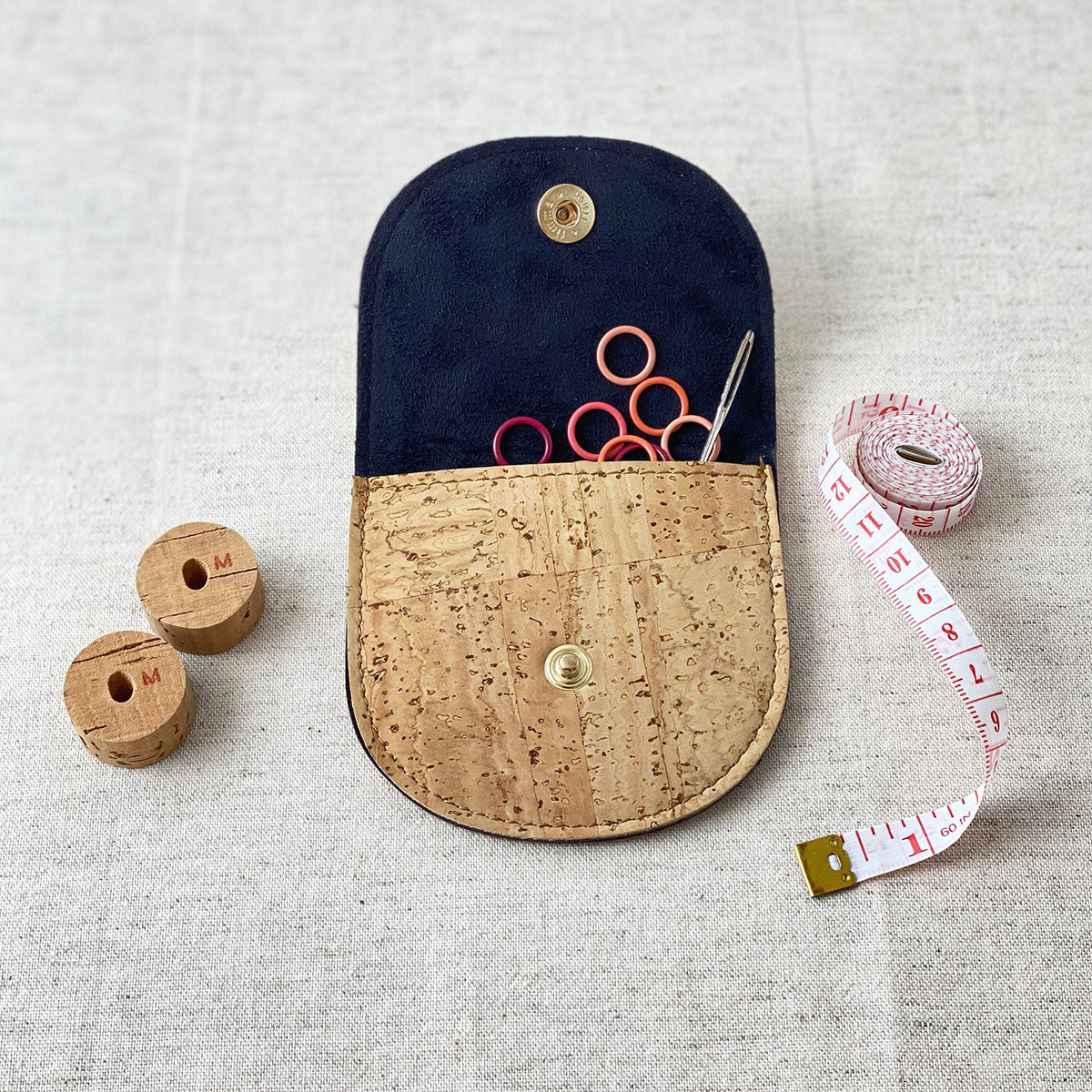 Allstitch Studio Cork Notions Pouch - Natural - Extra Image