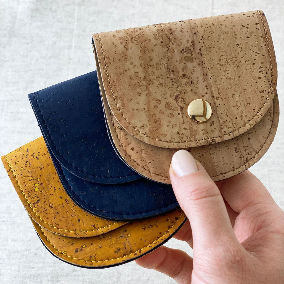 Allstitch Studio Cork Notions Pouch - Natural - Extra Image