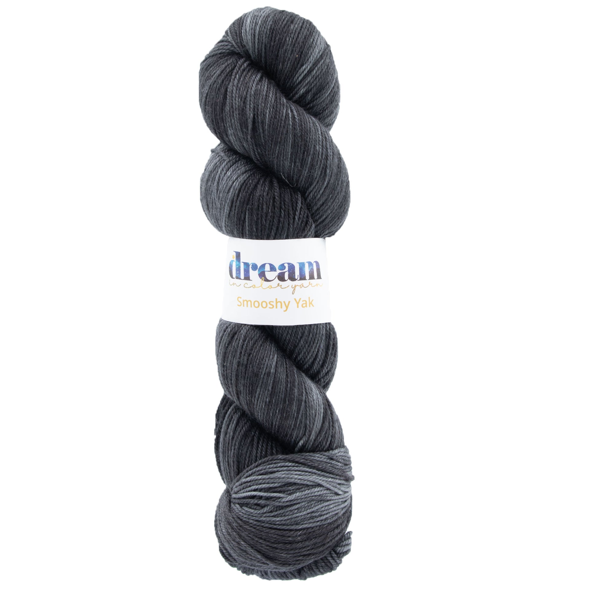 Dream in Color Smooshy Yak Yarn - Black Pearl - Zoom Image
