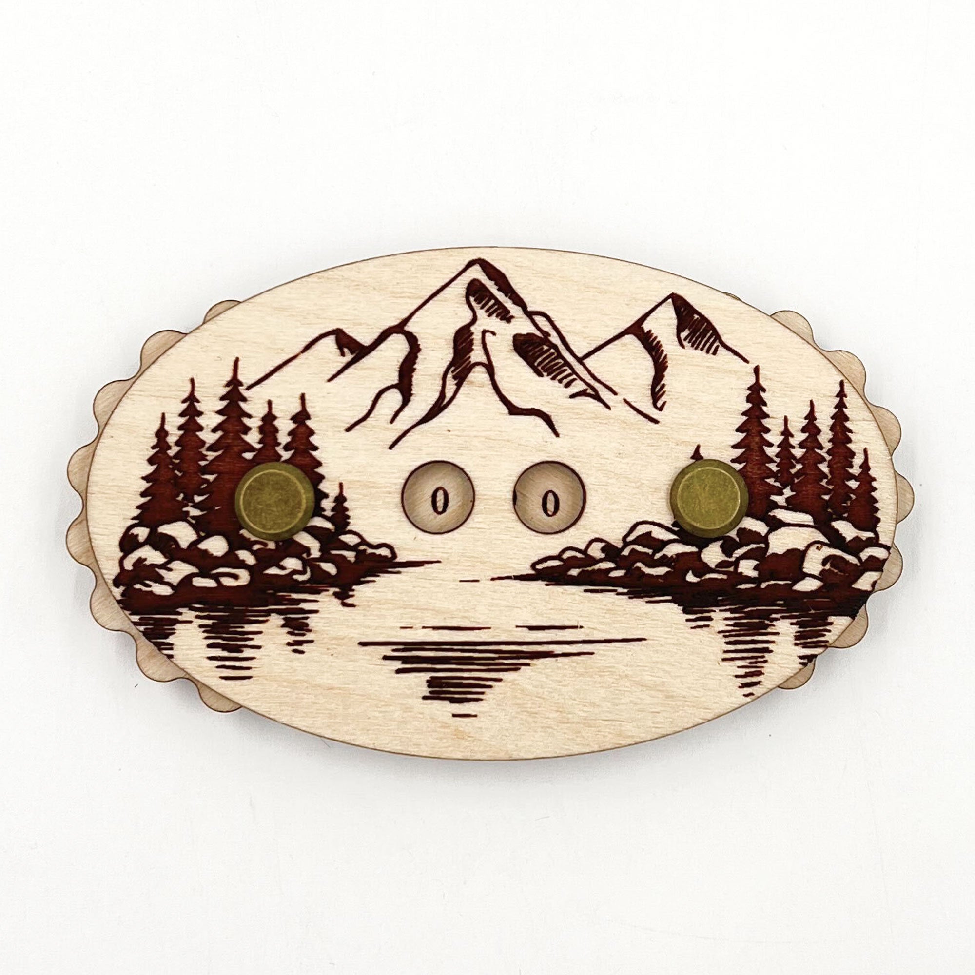 Sunrise Grove Row Counter - Stitch Mountain - Maple Wood - Zoom Image
