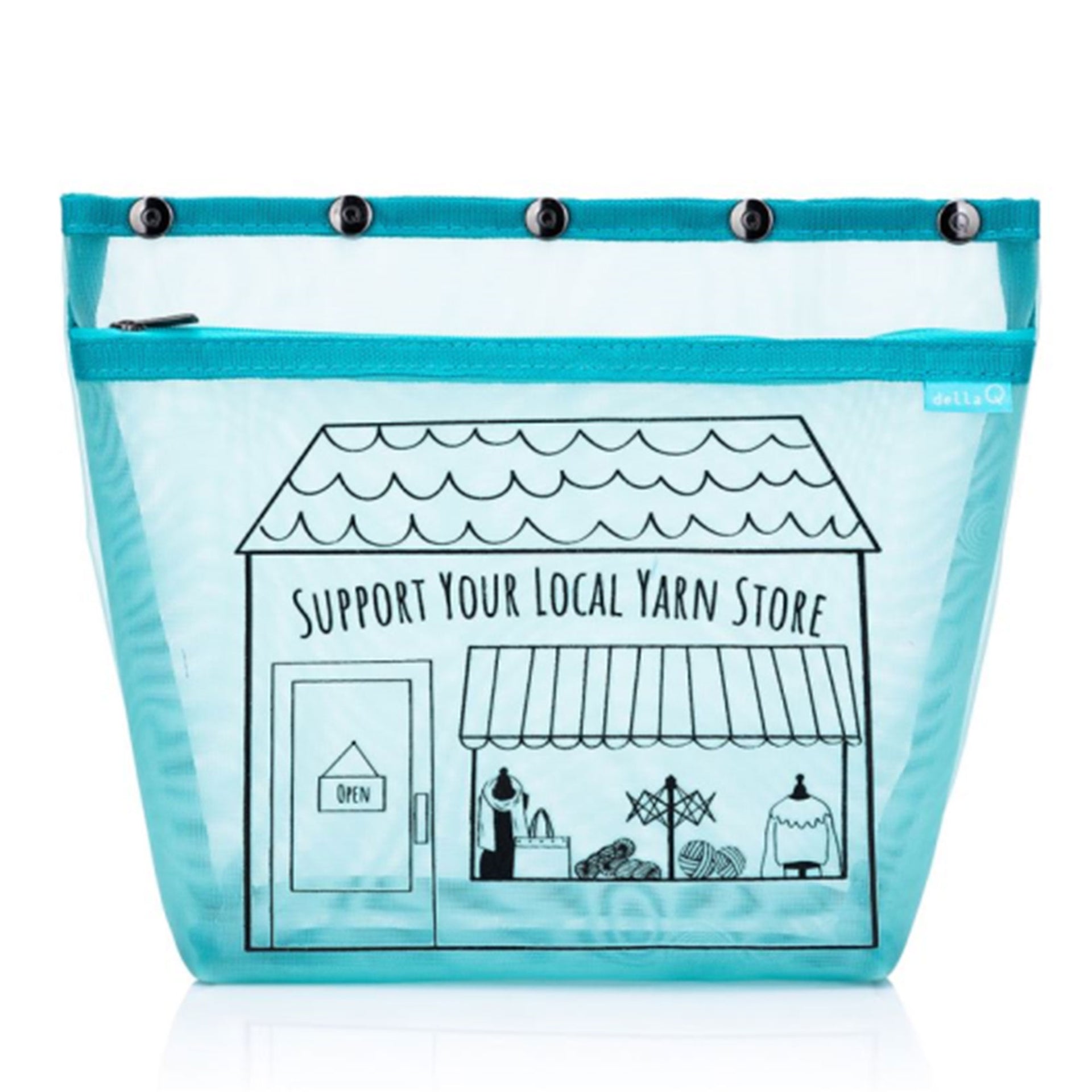 della Q Oh Snap - Local Yarn Store Day - Cerulean - Zoom Image
