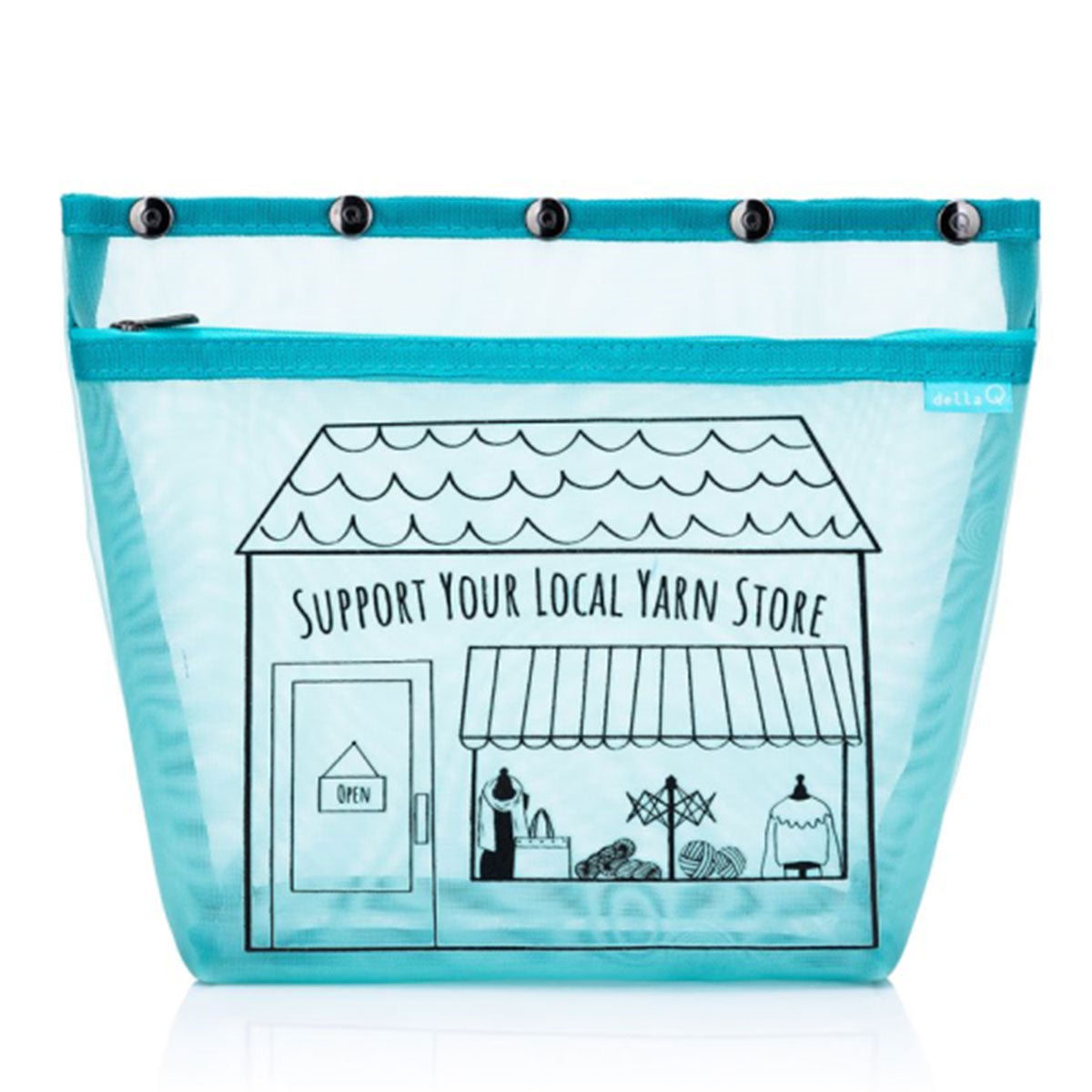 della Q Oh Snap - Local Yarn Store Day - Cerulean - Extra Image
