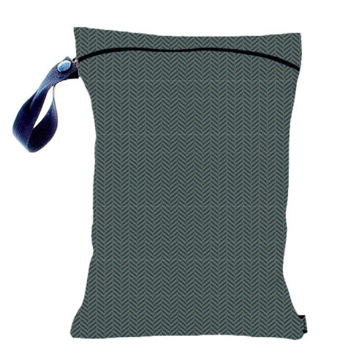 Gleener S'Wet Wet/Dry Bag - Dark Gray Herringbone - Extra Image