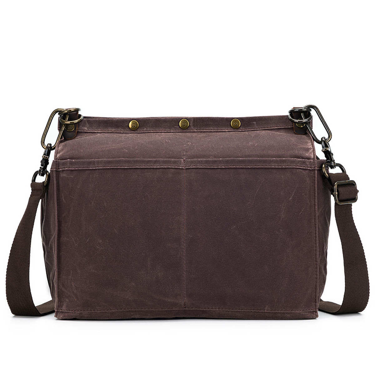della Q Maker's Canvas Rucksack - Cocoa - Extra Image