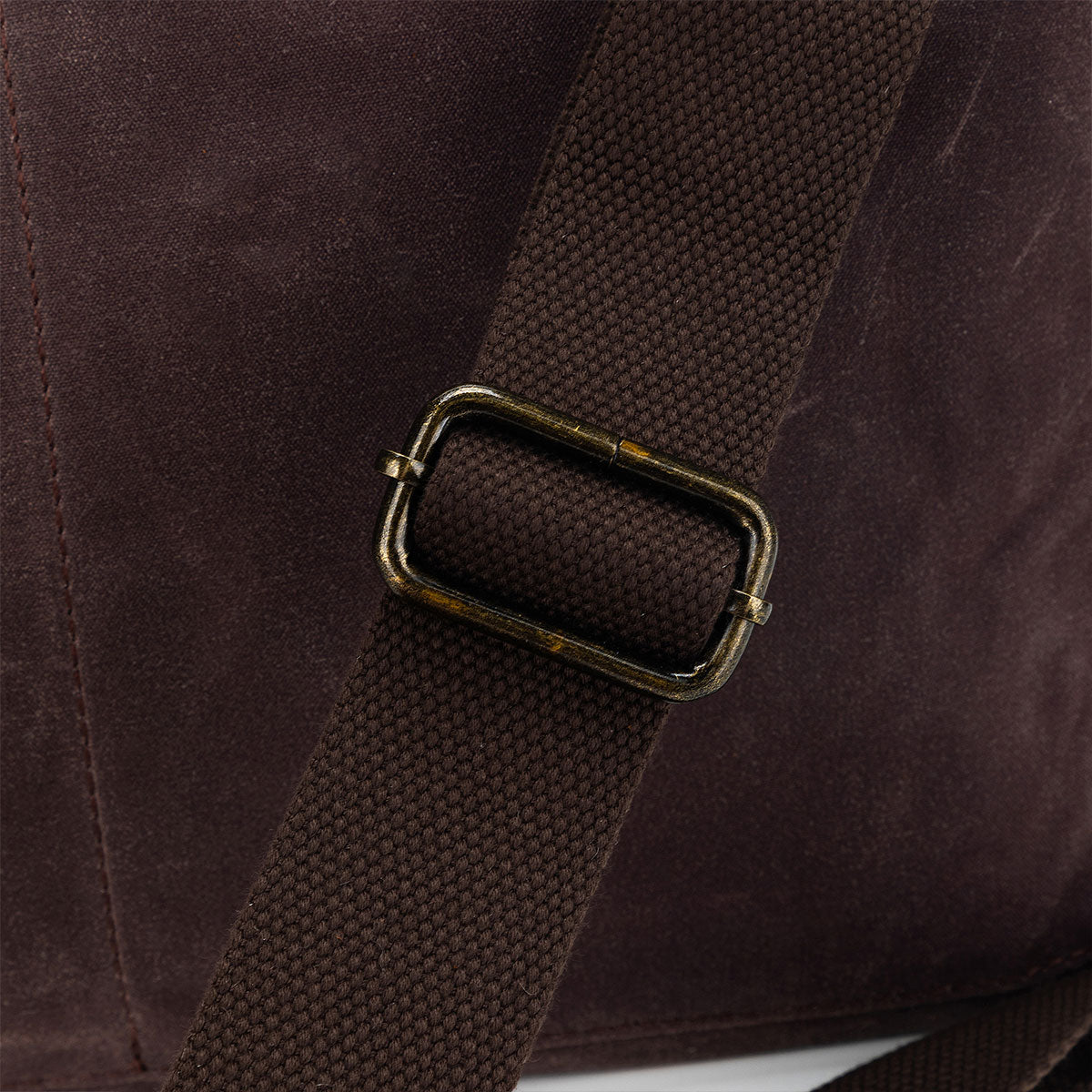 della Q Maker's Canvas Rucksack - Cocoa - Extra Image