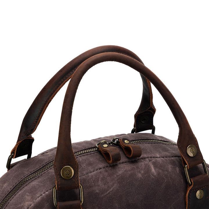 della Q Maker's Canvas Backpack - Cocoa - Extra Image