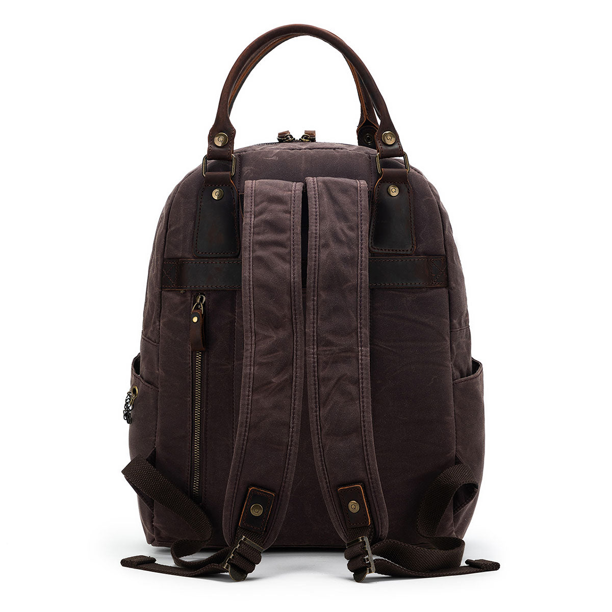 della Q Maker's Canvas Backpack - Cocoa - Extra Image