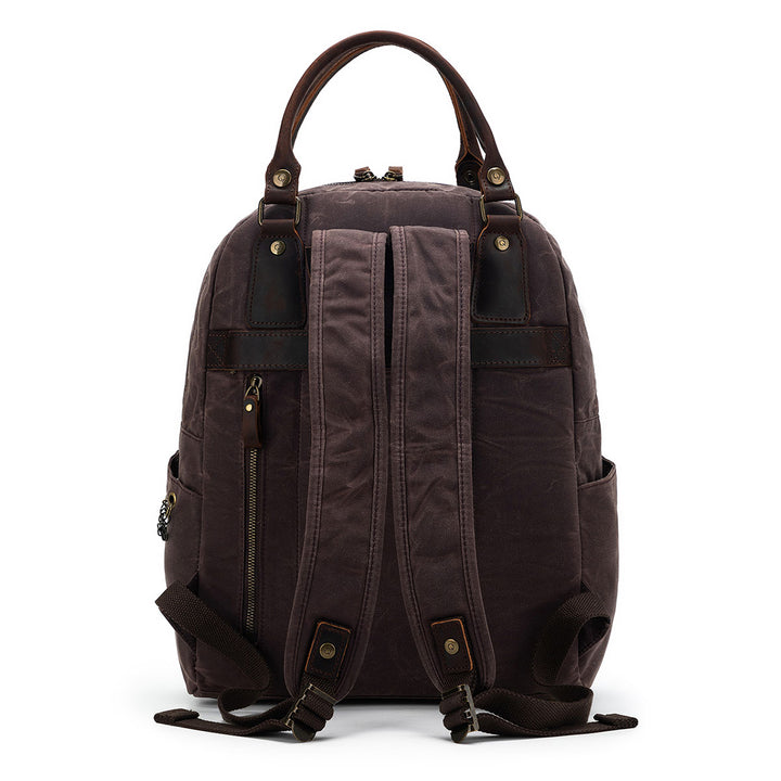 della Q Maker's Canvas Backpack - Cocoa - Extra Image