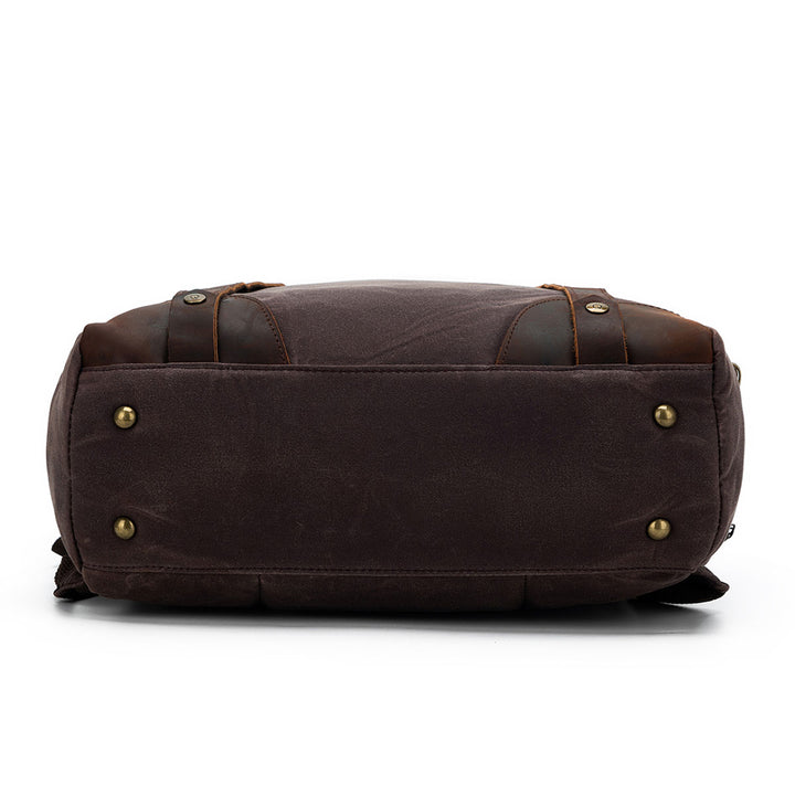 della Q Maker's Canvas Backpack - Cocoa - Extra Image