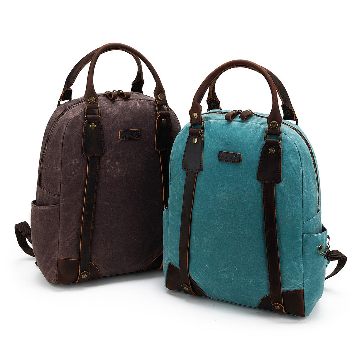 della Q Maker's Canvas Backpack - Cocoa - Extra Image