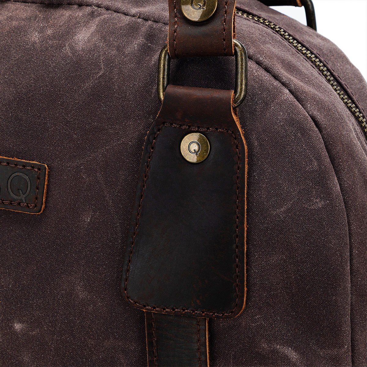 della Q Maker's Canvas Backpack - Cocoa - Extra Image