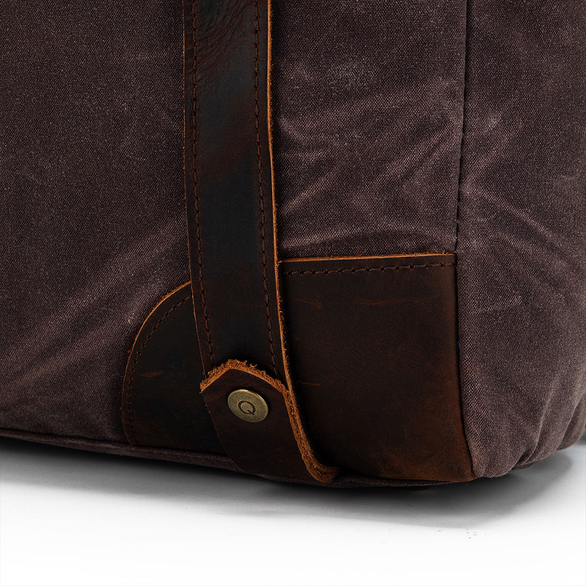della Q Maker's Canvas Backpack - Cocoa - Extra Image