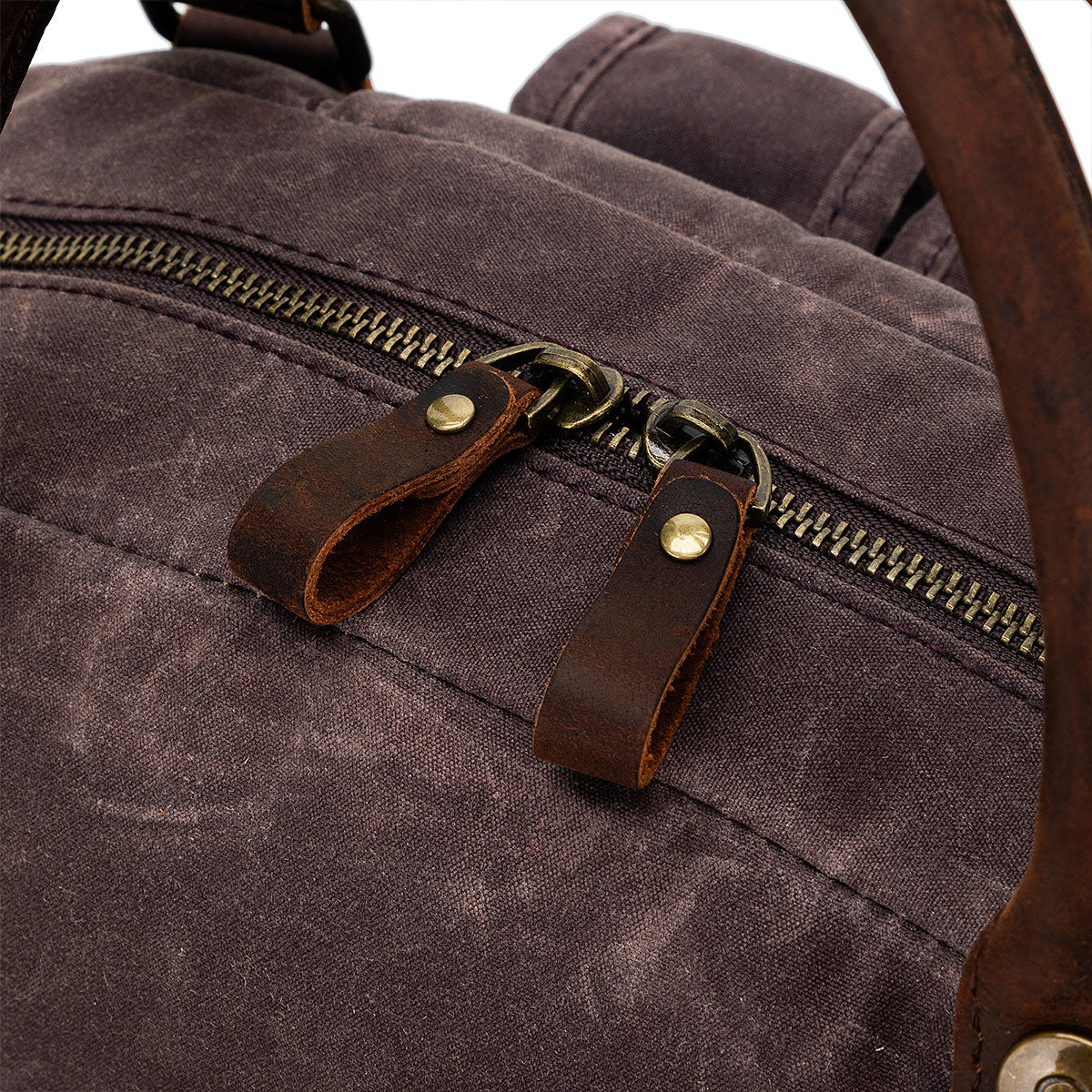 della Q Maker's Canvas Backpack - Cocoa - Extra Image