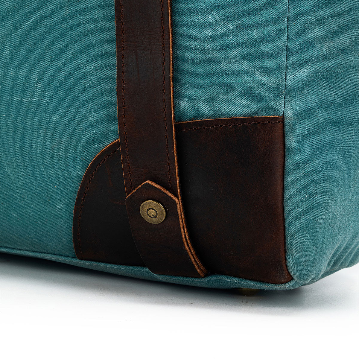della Q Maker's Canvas Backpack - Teal - Extra Image
