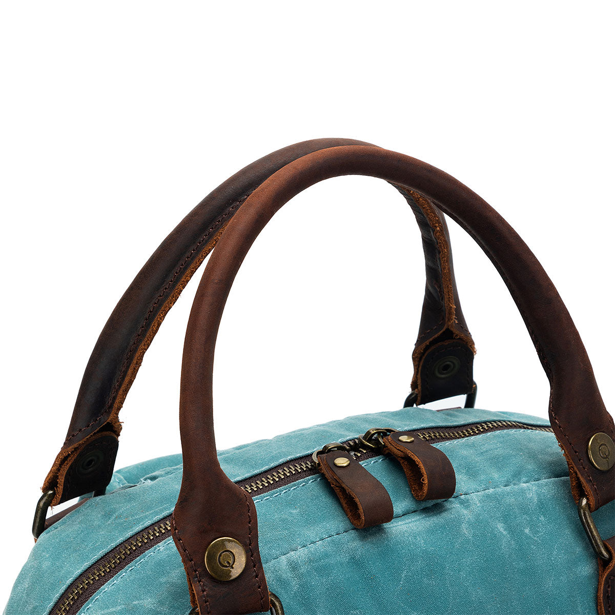 della Q Maker's Canvas Backpack - Teal - Extra Image