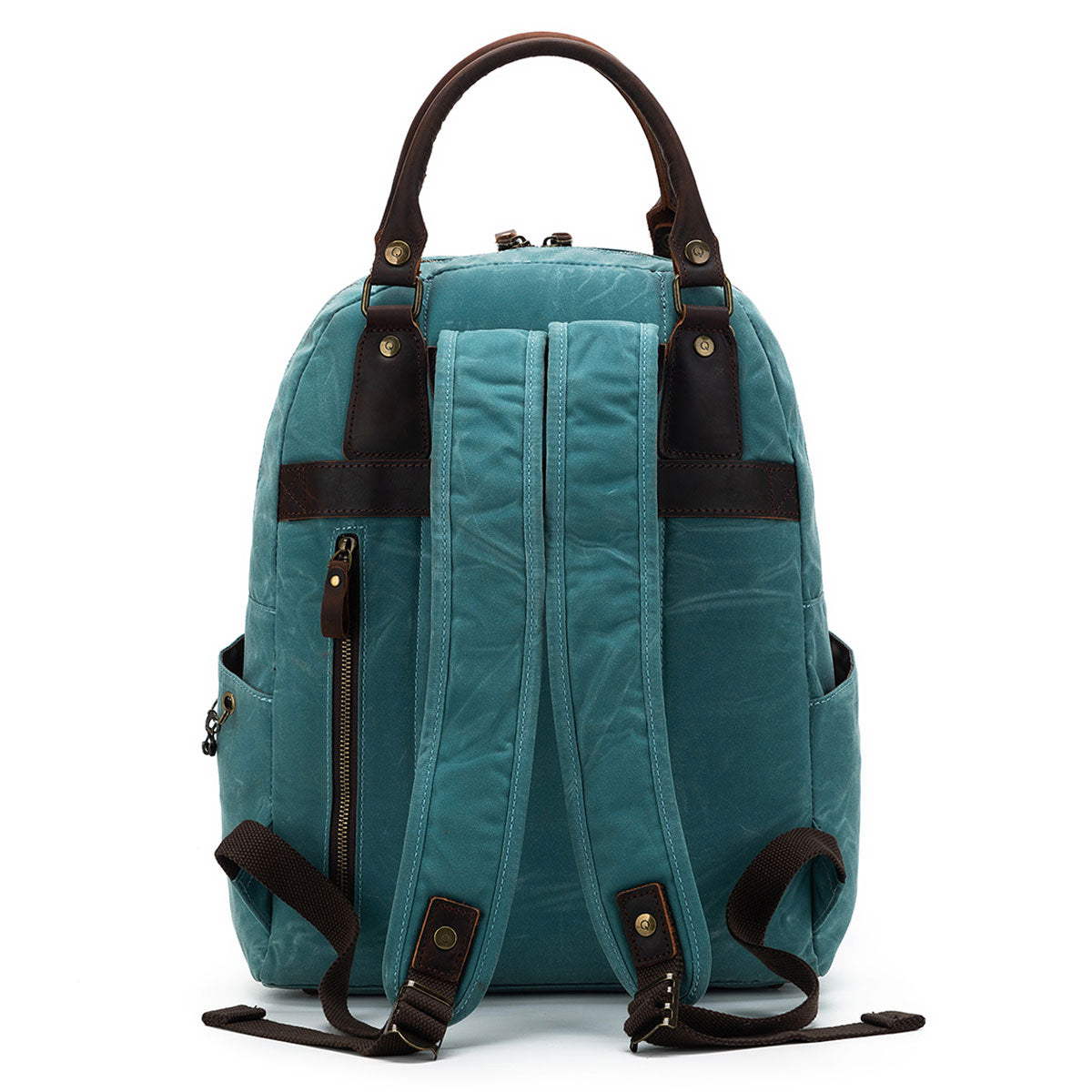 della Q Maker's Canvas Backpack - Teal - Extra Image