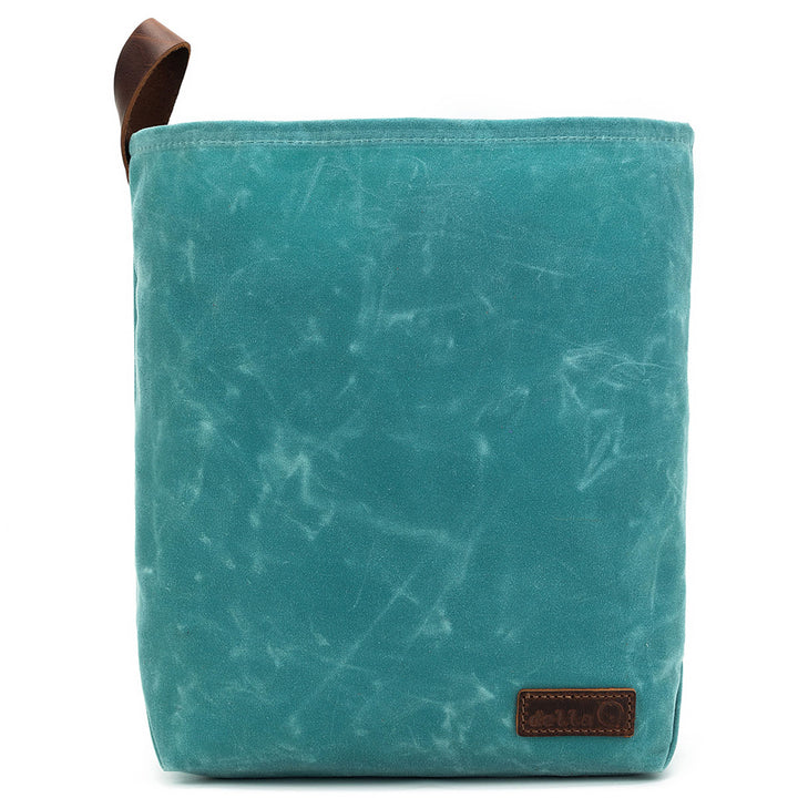 della Q Maker's Canvas Knit Sacks (Set of 2) - Teal - Extra Image
