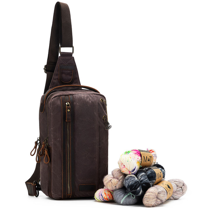 della Q Maker's Mini Messenger - Cocoa - Extra Image