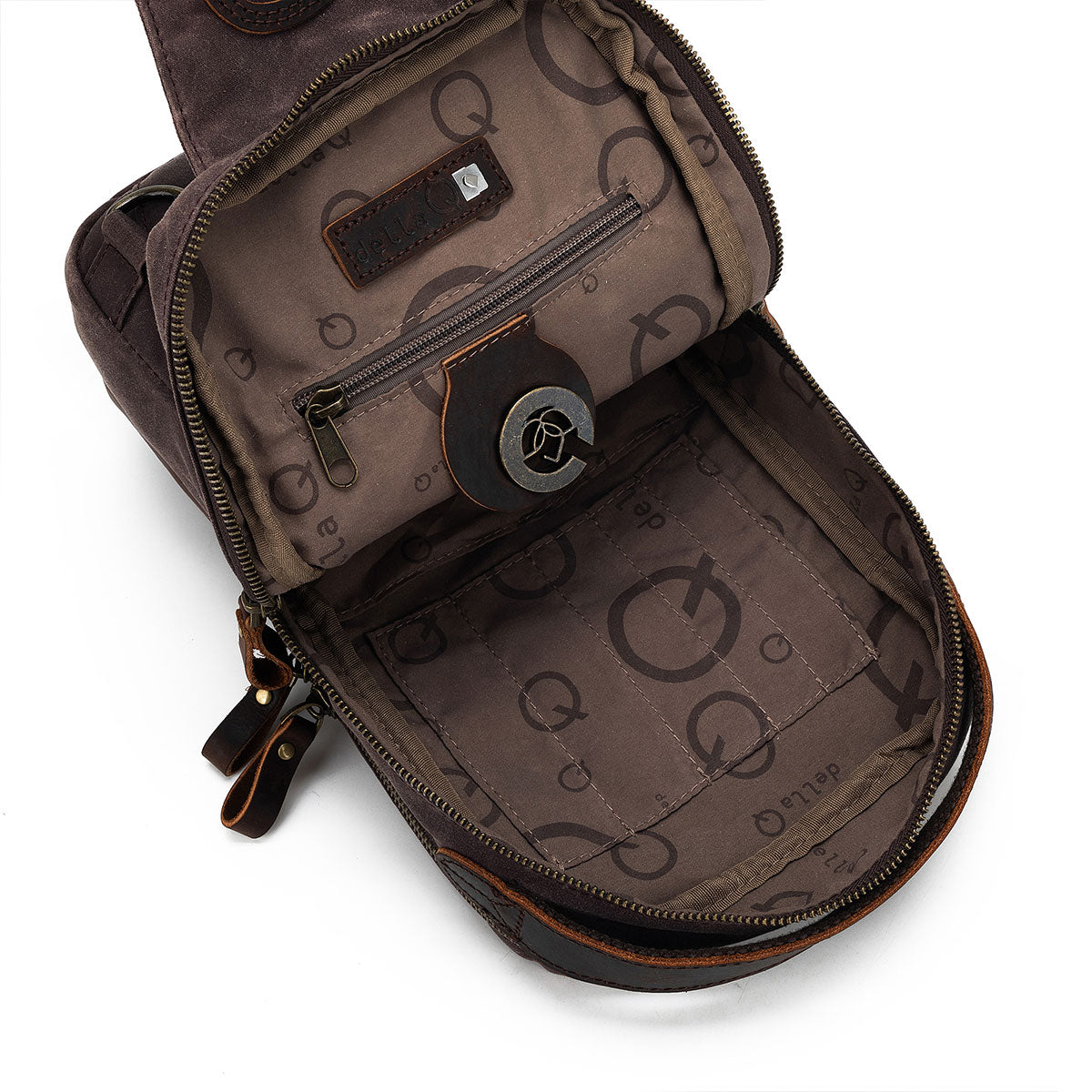 della Q Maker's Mini Messenger - Cocoa - Extra Image