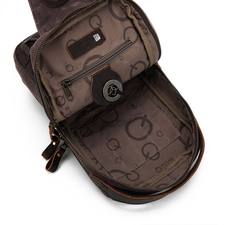della Q Maker's Mini Messenger - Cocoa - Extra Image