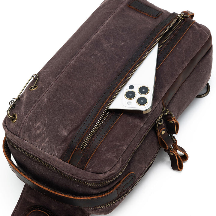 della Q Maker's Mini Messenger - Cocoa - Extra Image