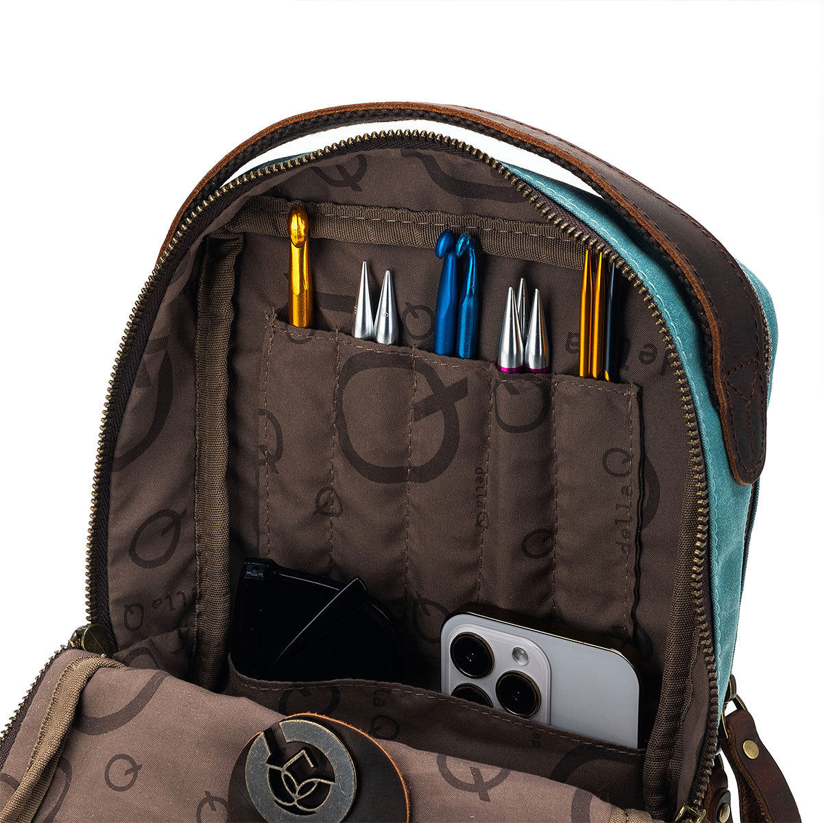della Q Maker's Mini Messenger - Teal - Extra Image