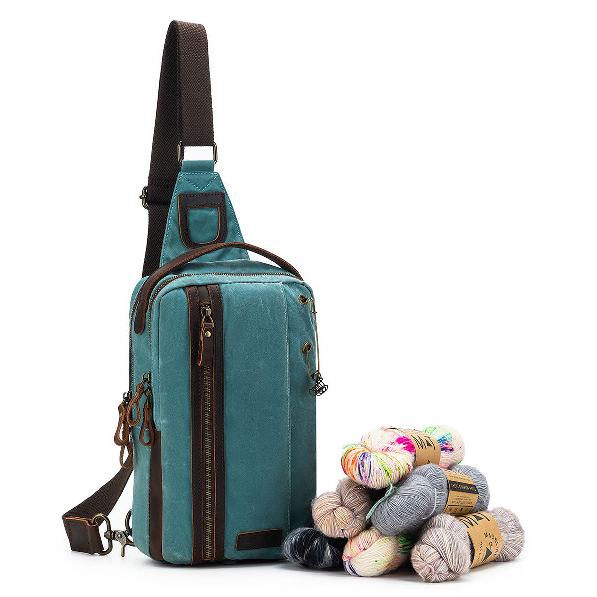della Q Maker's Mini Messenger - Teal - Extra Image