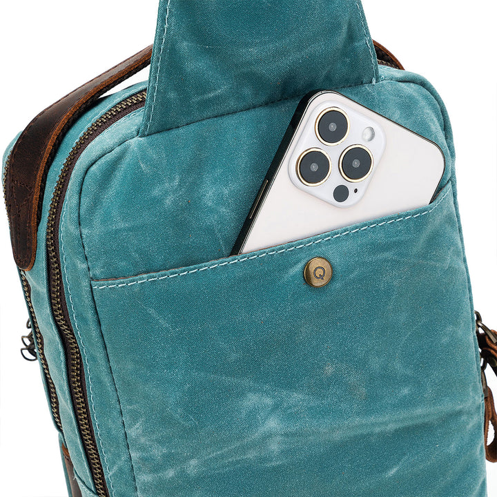 della Q Maker's Mini Messenger - Teal - Extra Image